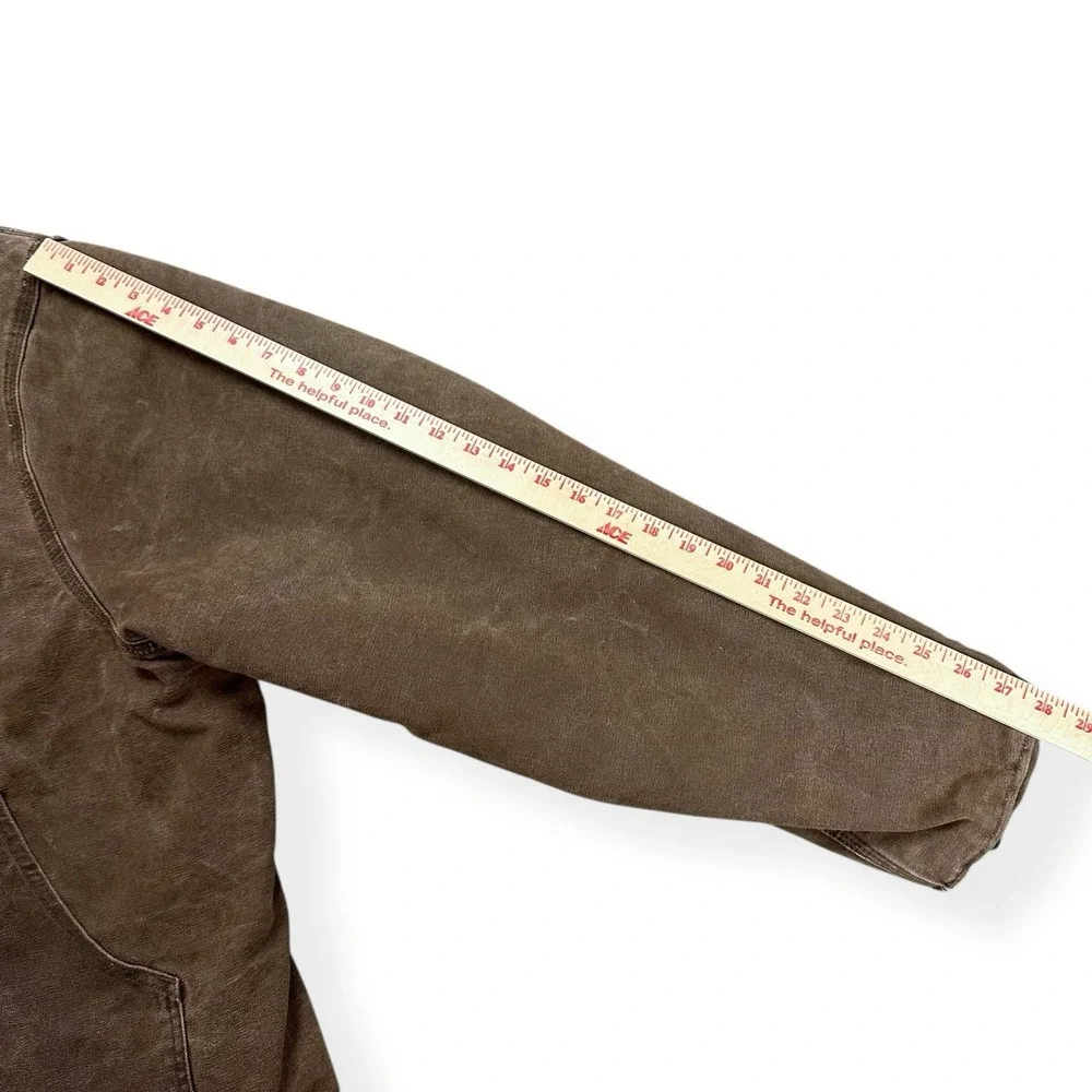 VTG Carhartt Arctic Jacket Quilted USA Men's‎ 2XL Tall C26 CHT Chestnut Brown